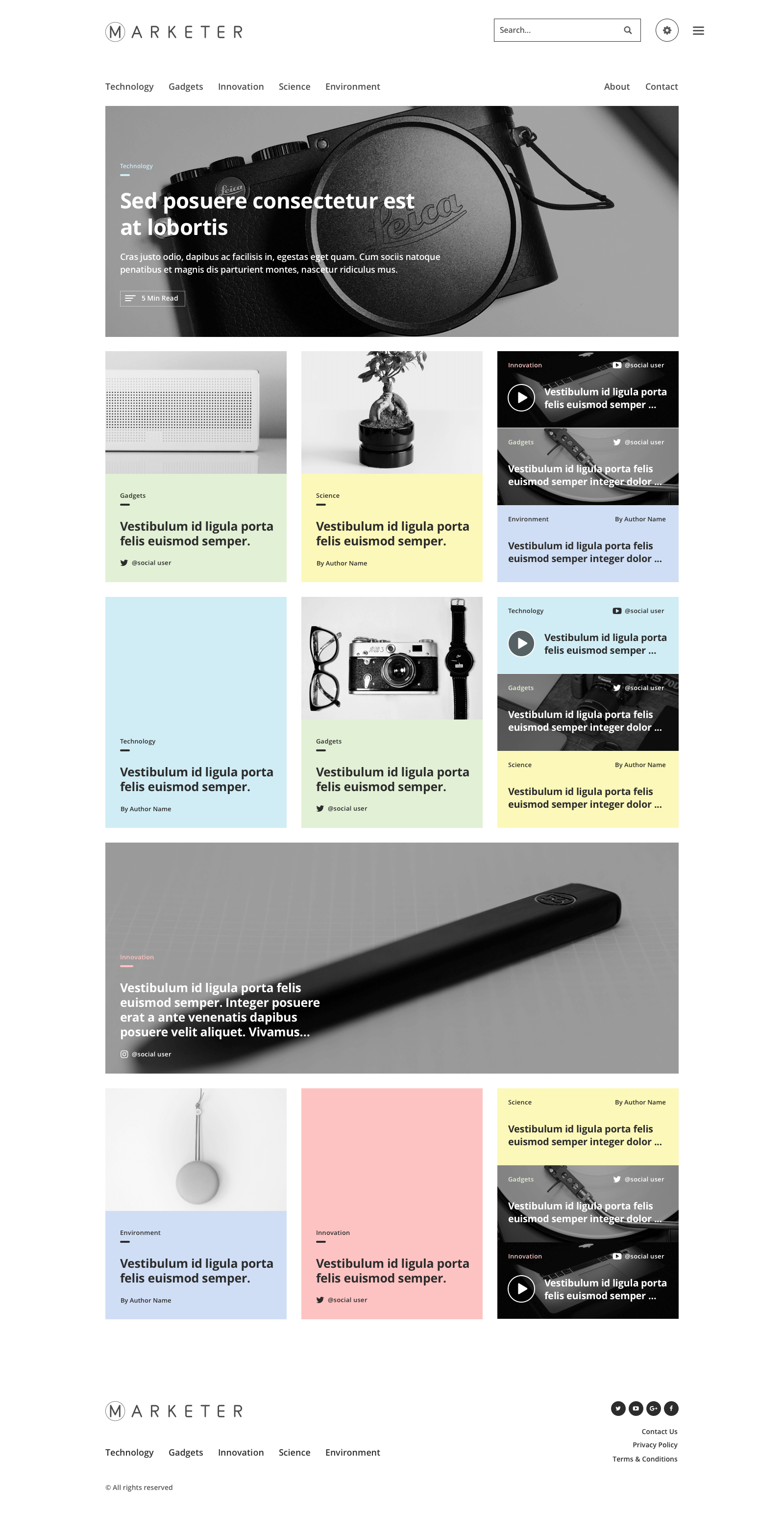 Theme Marketer Light Home